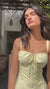 Summer Yellow Poplin Slit Cut Dress Video
