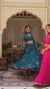 Women's Rani Pink Bandhej Georgette Lehenga Set Video