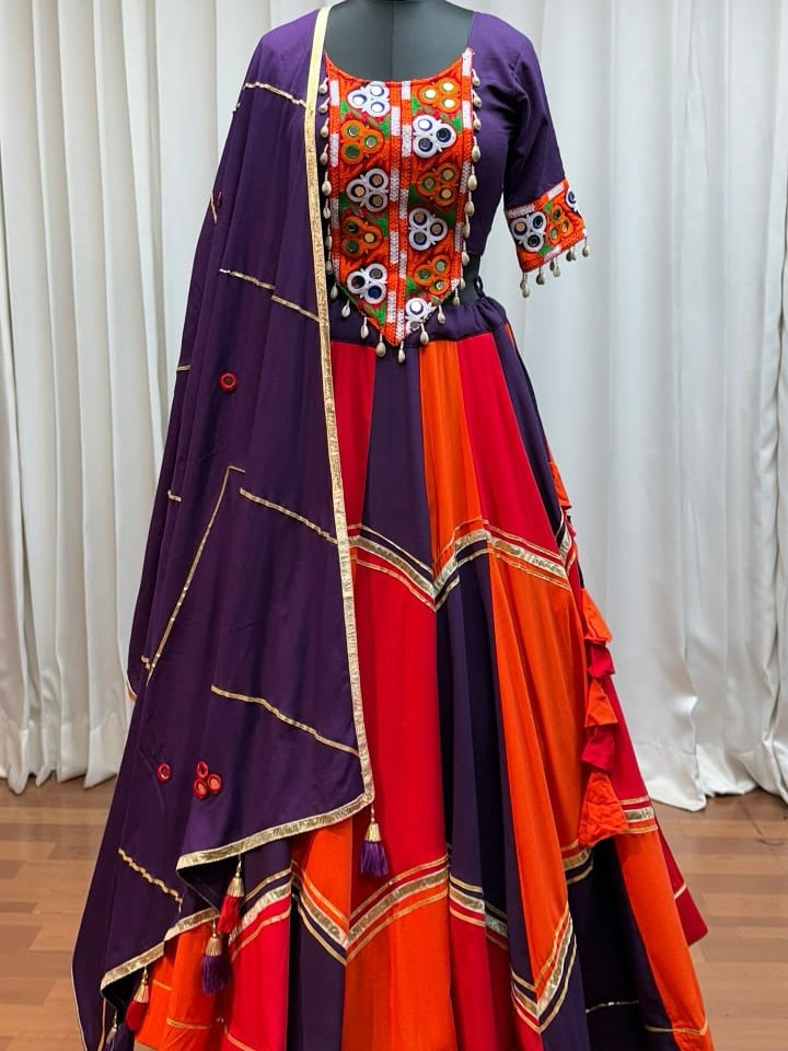 Multi color lehenga
