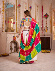 Off white ghagra