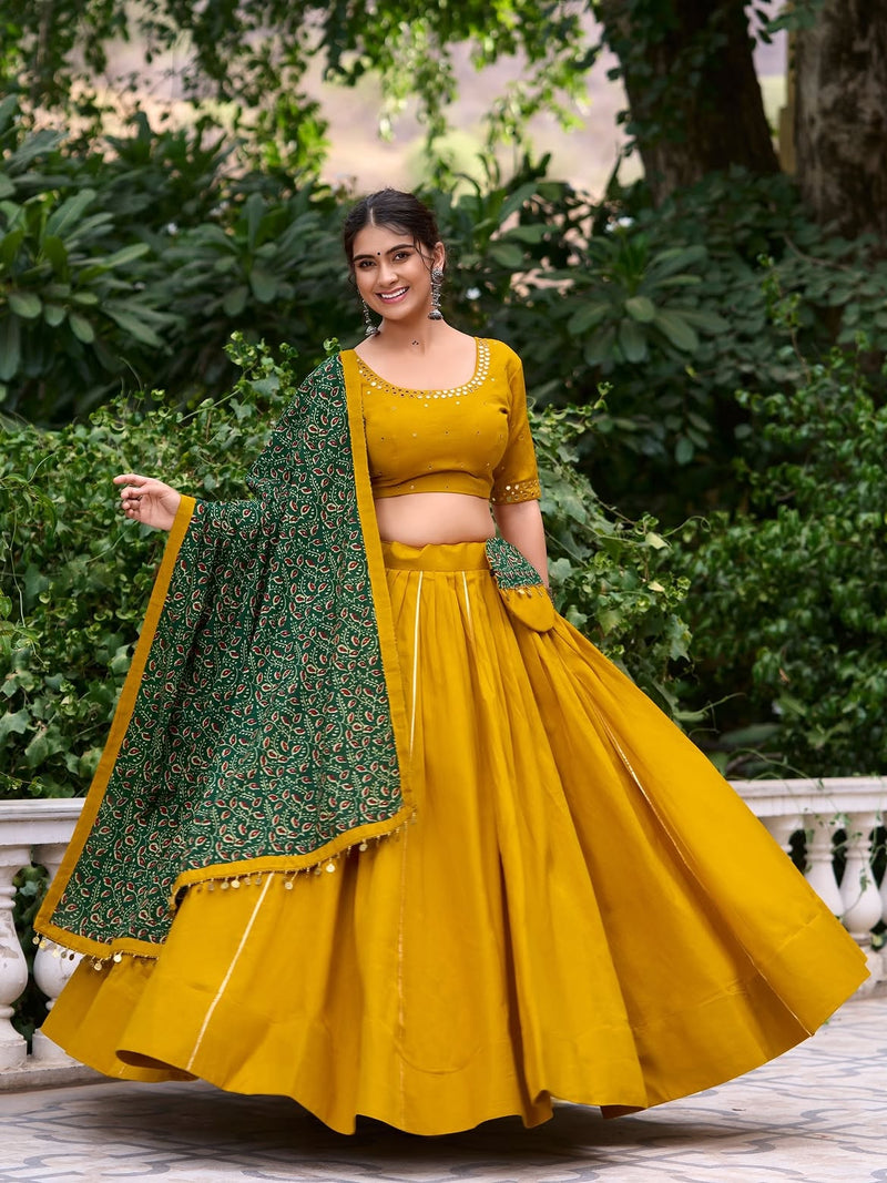 Kanakdhara Garba Lehenga