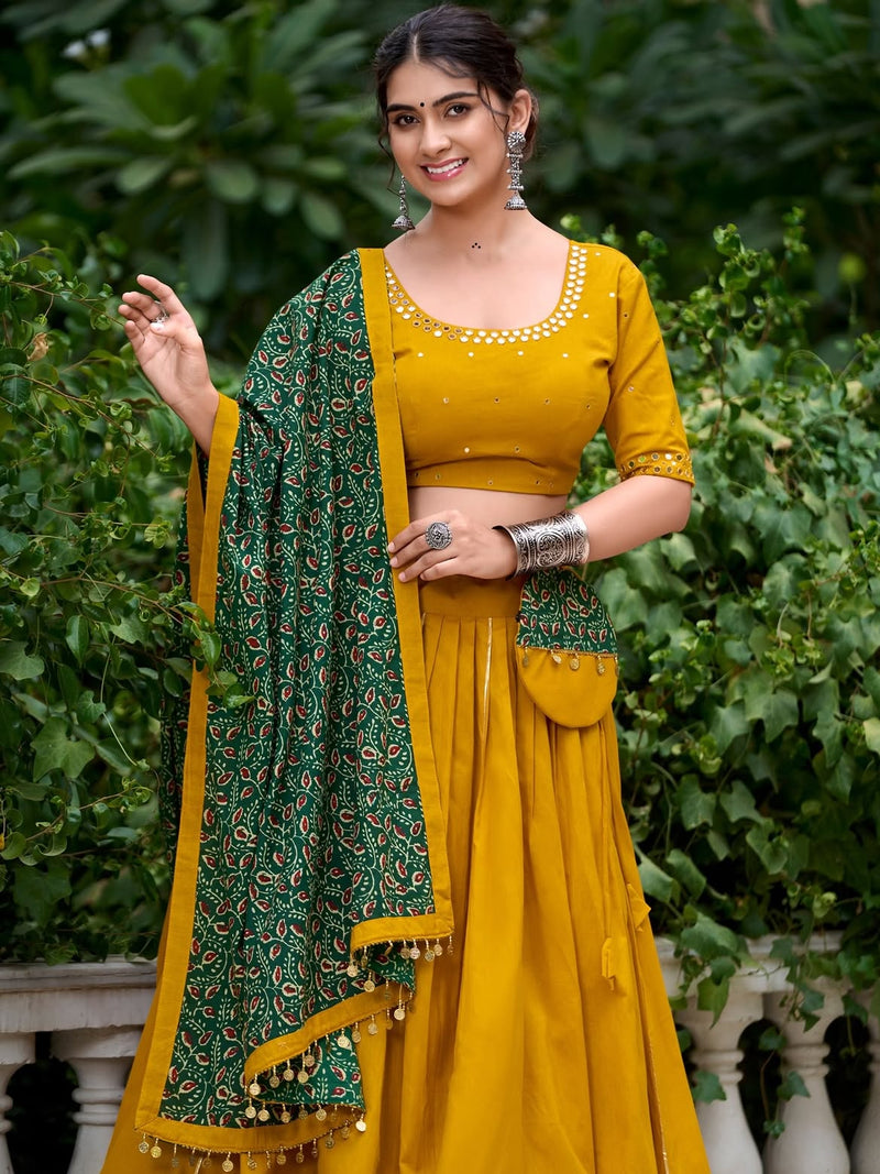 Kanakdhara Garba Lehenga