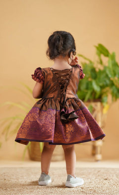blended silk frock