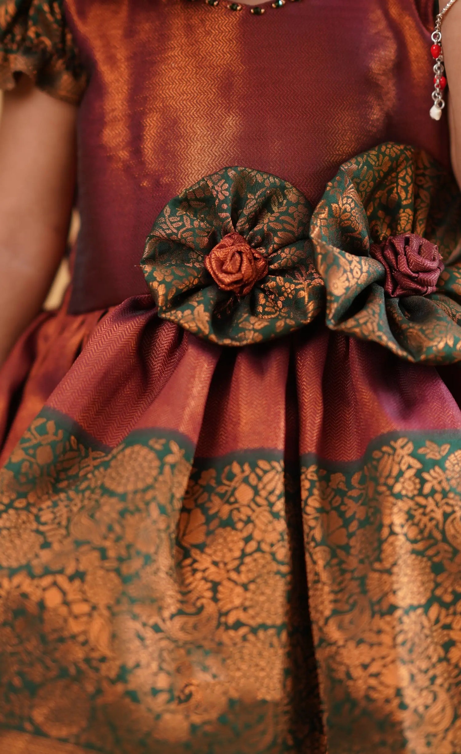 soft silk frock