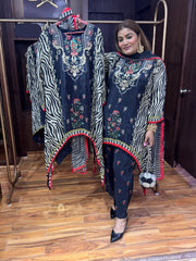 crepe fabric outfit