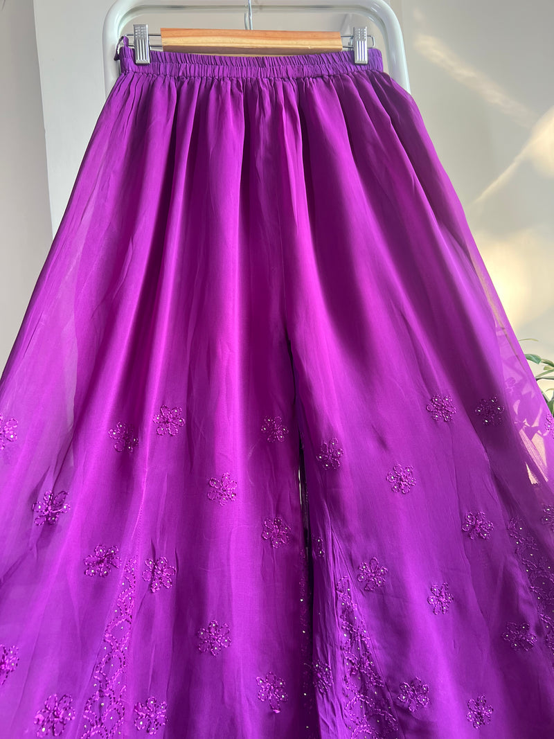 Traditional chikankari pants