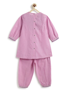 cotton lurex kurta