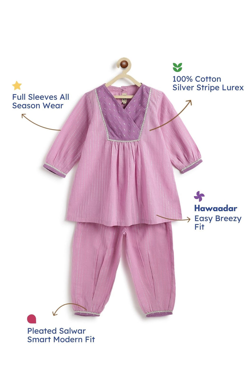 purple salwar suit
