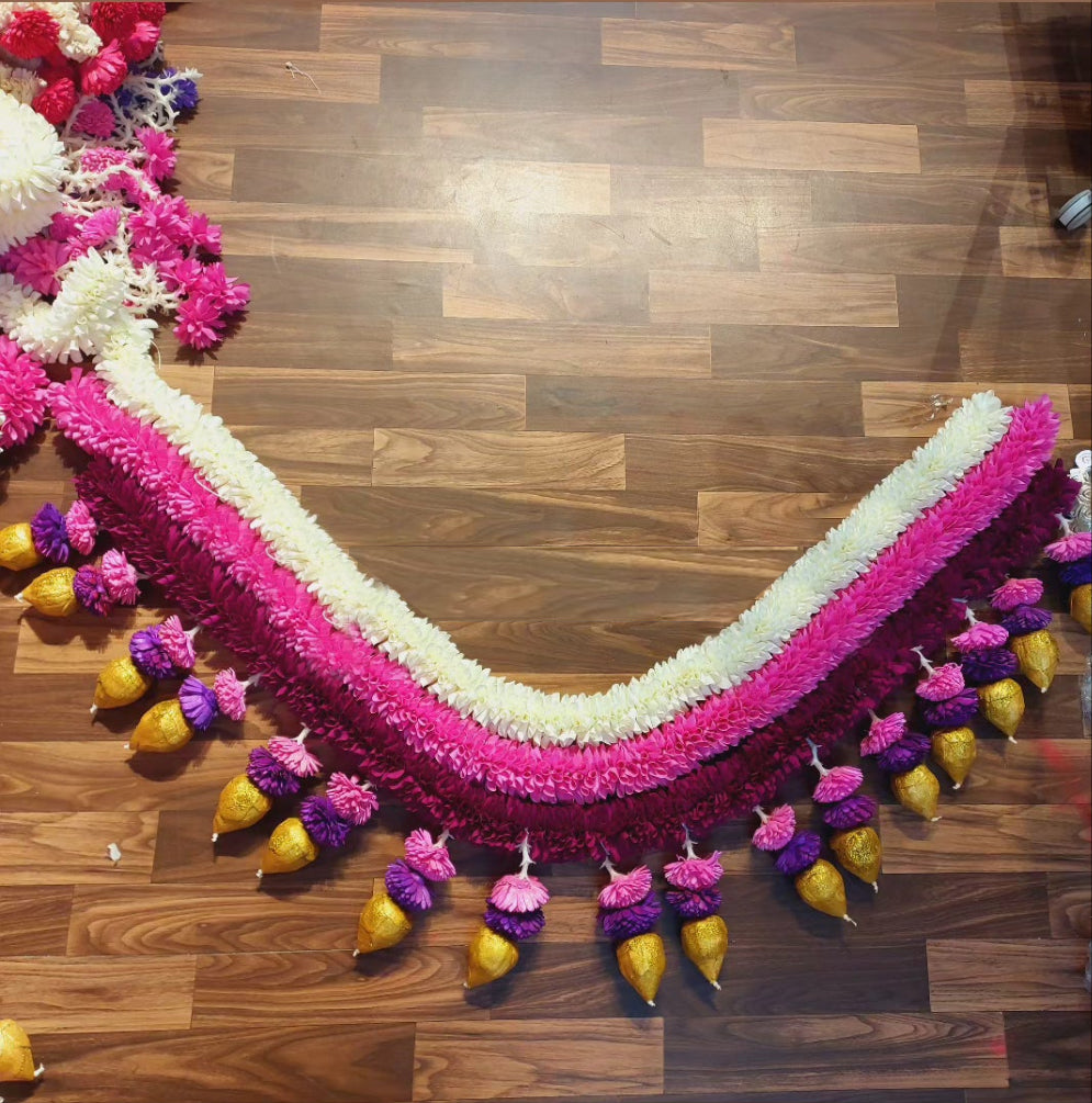 Purple Lotus Toran Arch Set