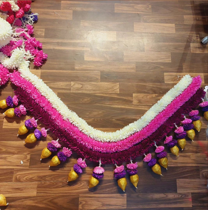 Purple Lotus Toran Arch Set