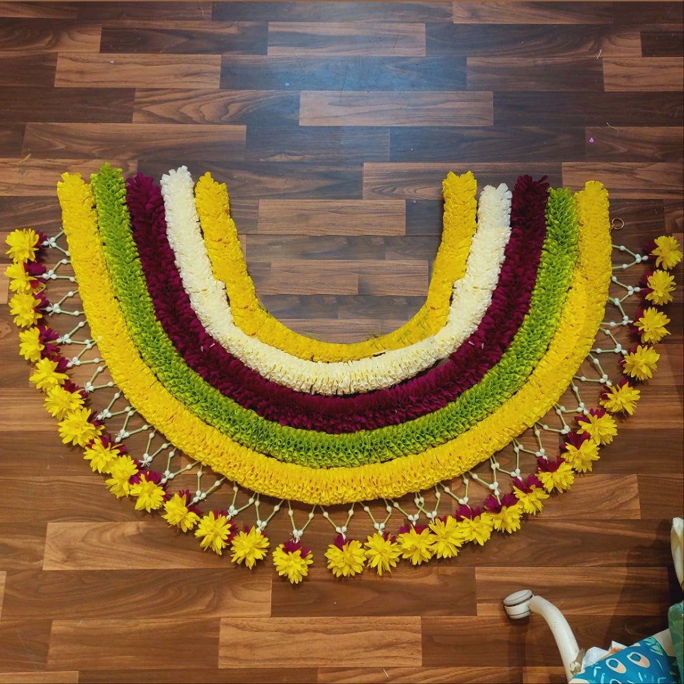 Purple Yellow Toran
