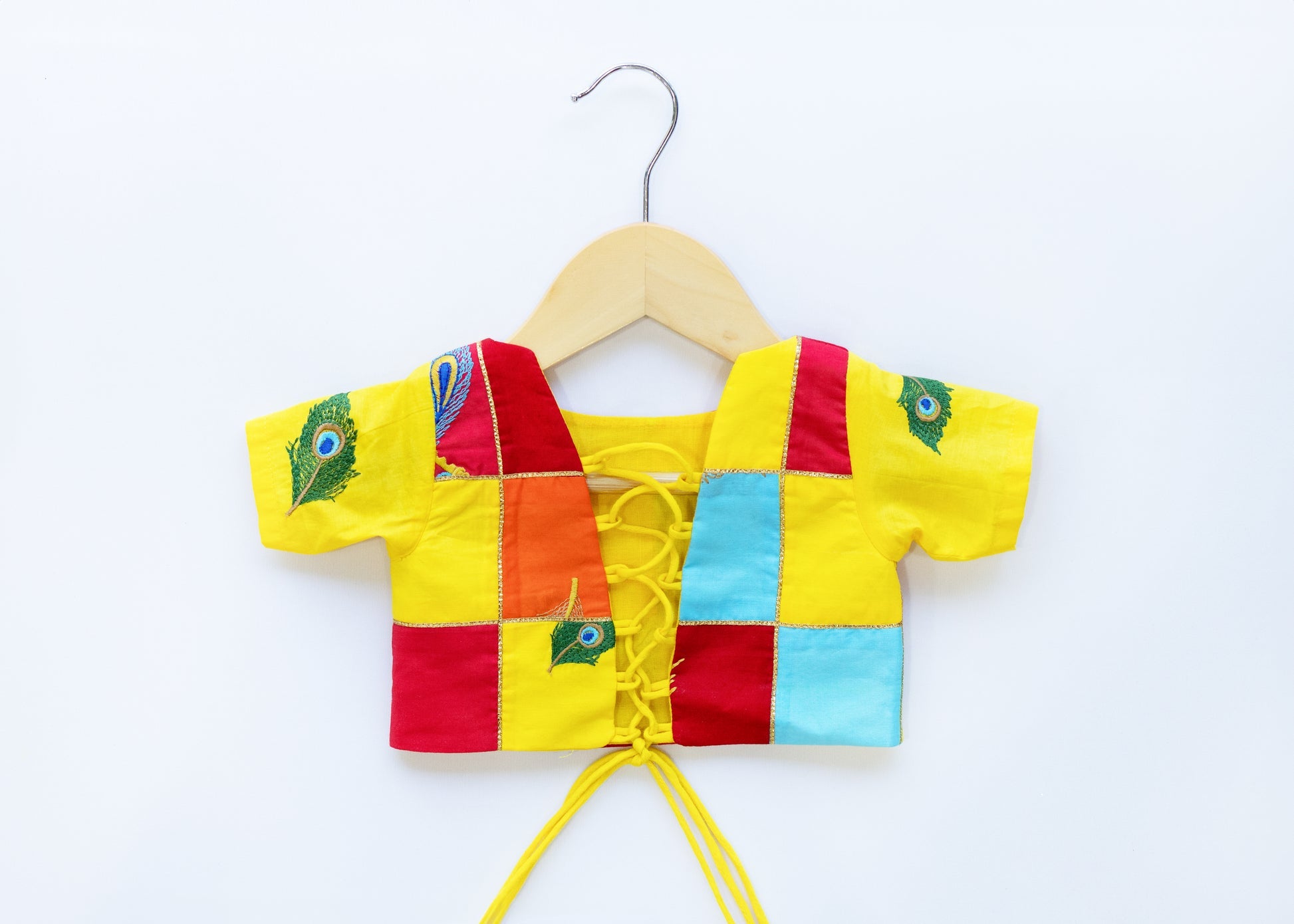 Patchwork blouse for kids