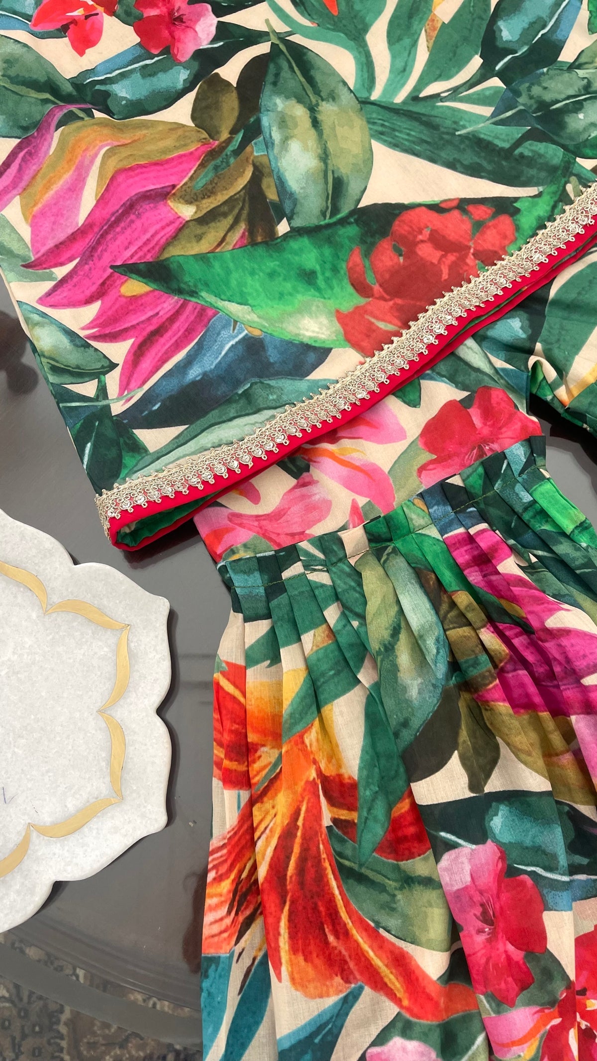 Rain Forest Kids Sharara Set
