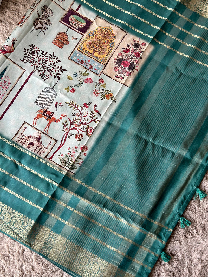 jacquard silk saree