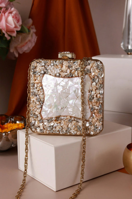 Rajrani Mother of Pearl Clutch
