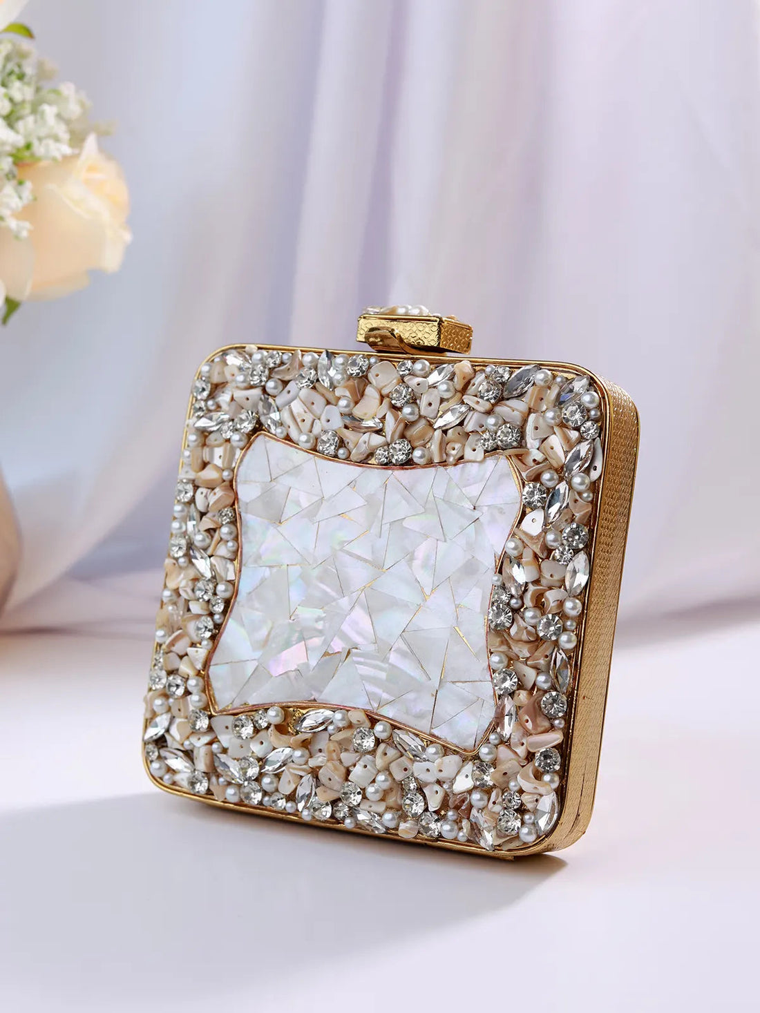 Rajrani Mother of Pearl Clutch