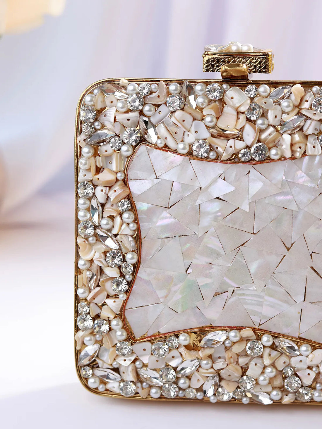 Rajrani Mother of Pearl Clutch