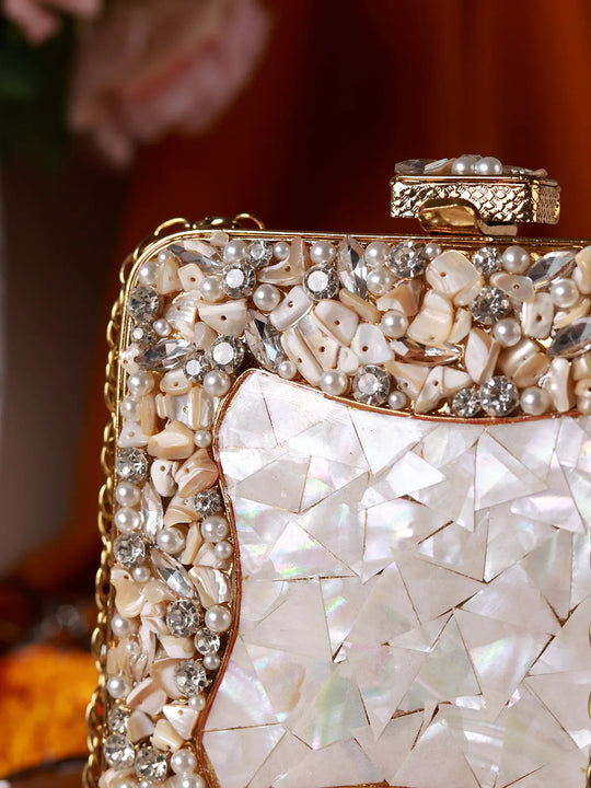 Rajrani Mother of Pearl Clutch