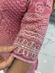 Stylish Rang Bandhej Set