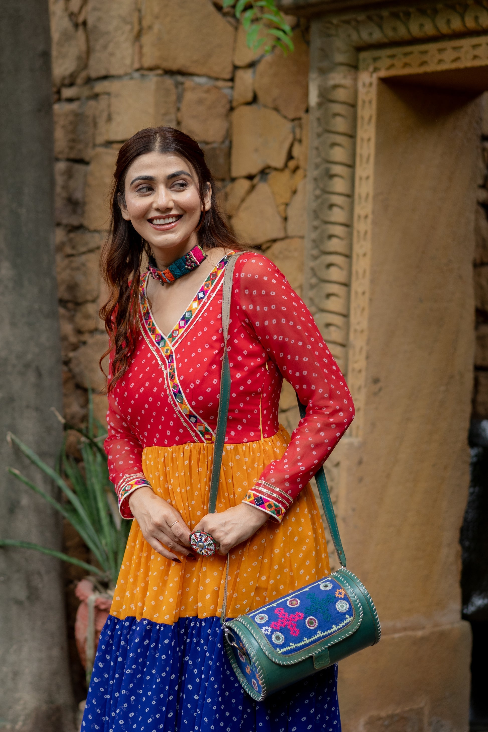 Traditional garba outfit