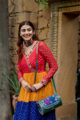Traditional garba outfit