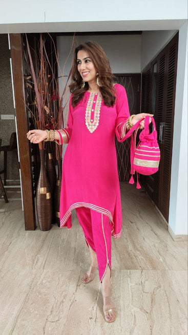 Rani Pink Potli Set