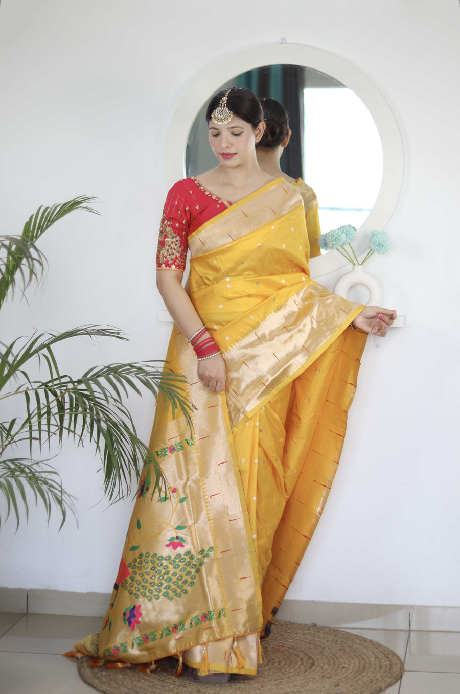 wedding wear paithani saree