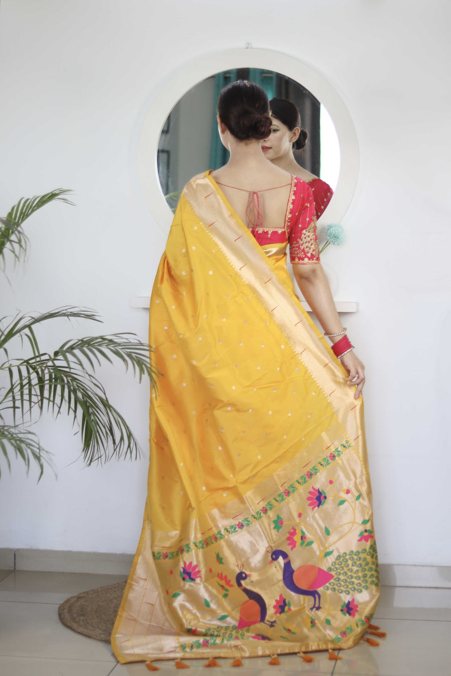 silken heritage paithani saree