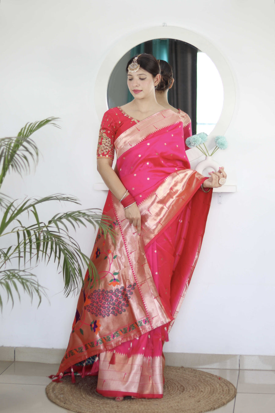 wedding wear paithani saree