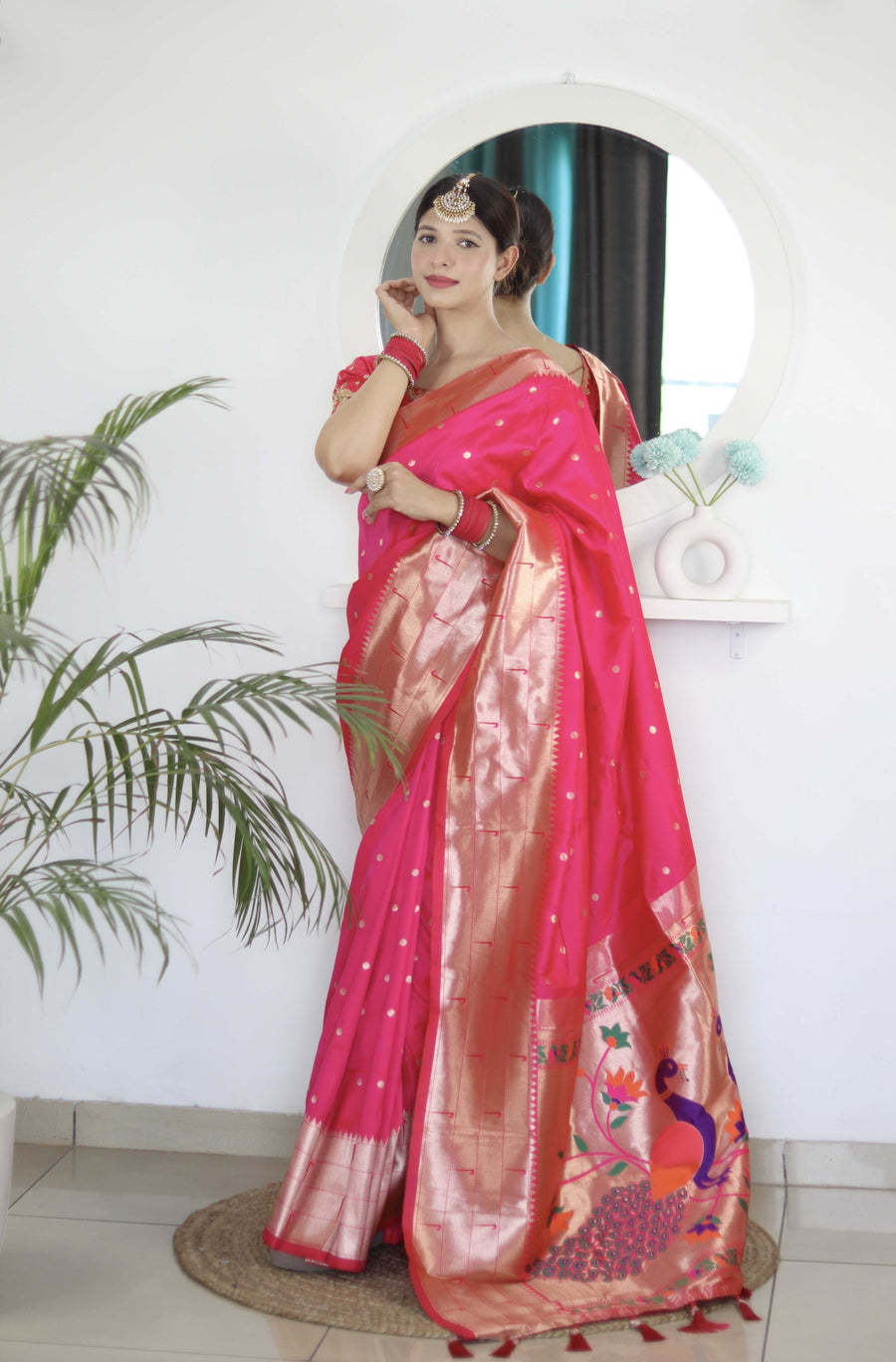 silken heritage paithani saree