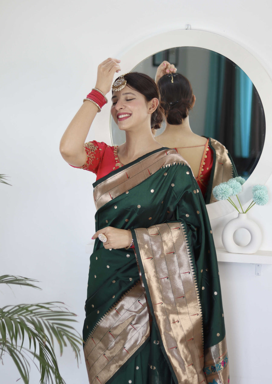 wedding wear paithani saree