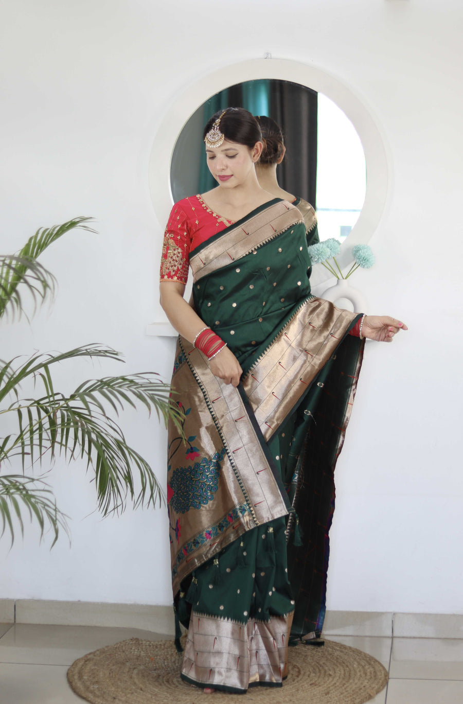 silken heritage paithani saree