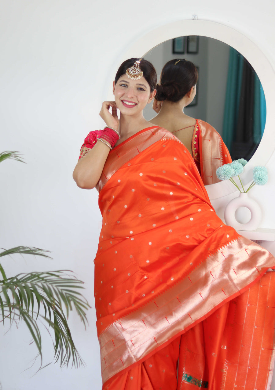 traditional paithani saree