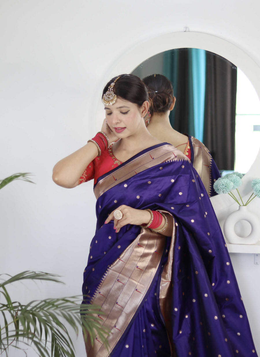traditional paithani saree