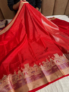 georgette silk saree