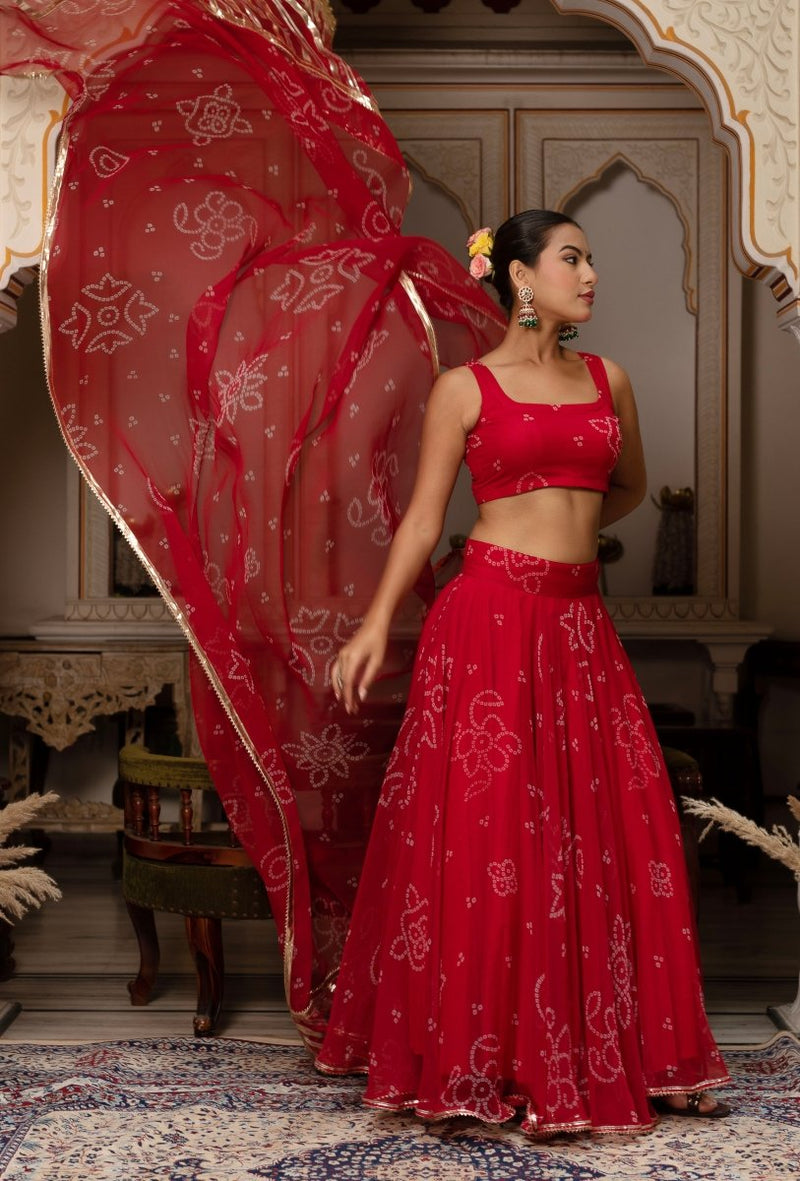 Gota patti lehenga set