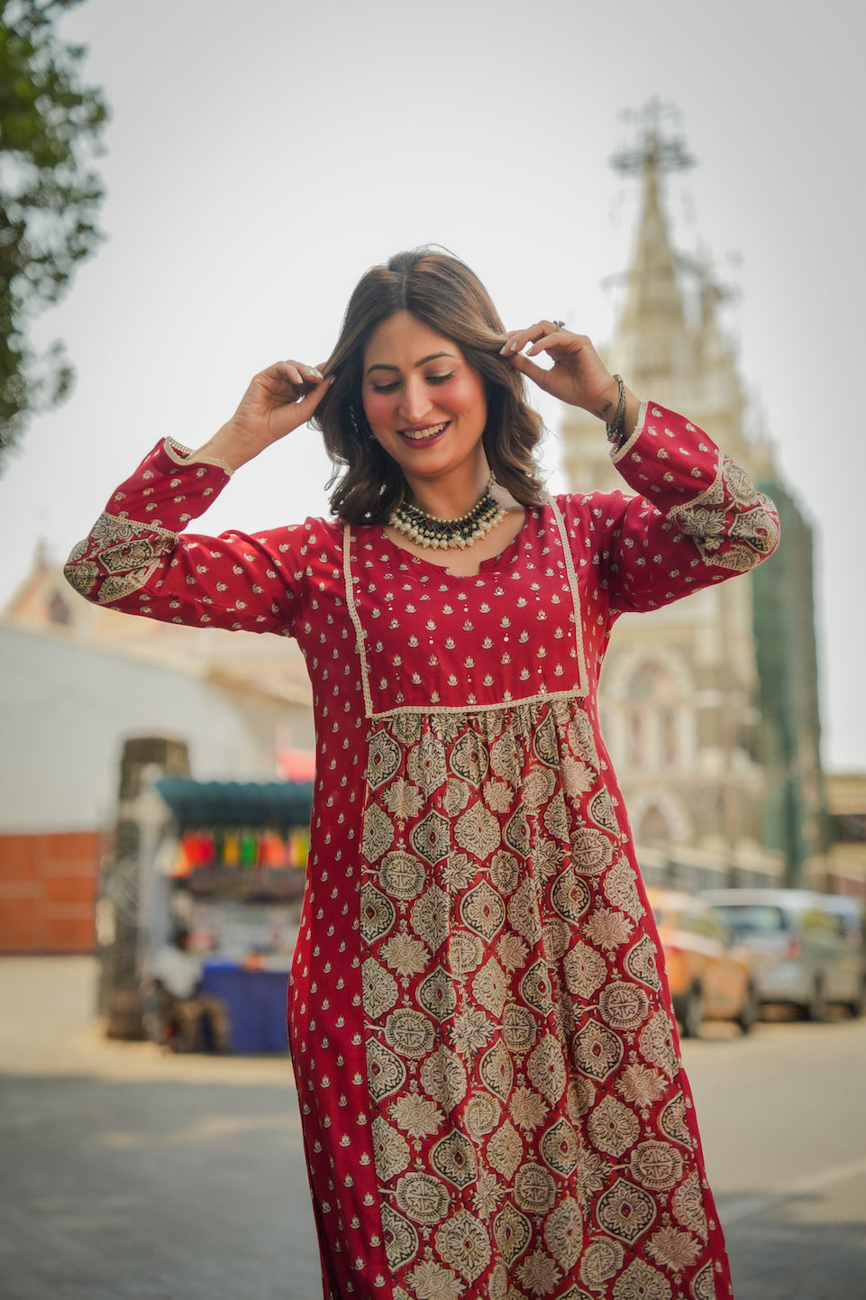 Muslin kurta set for women