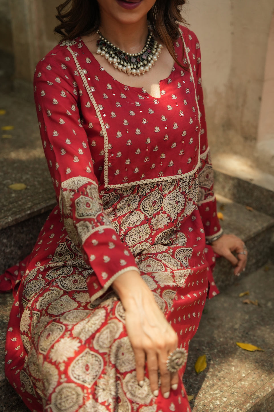Traditional Indian kurta design