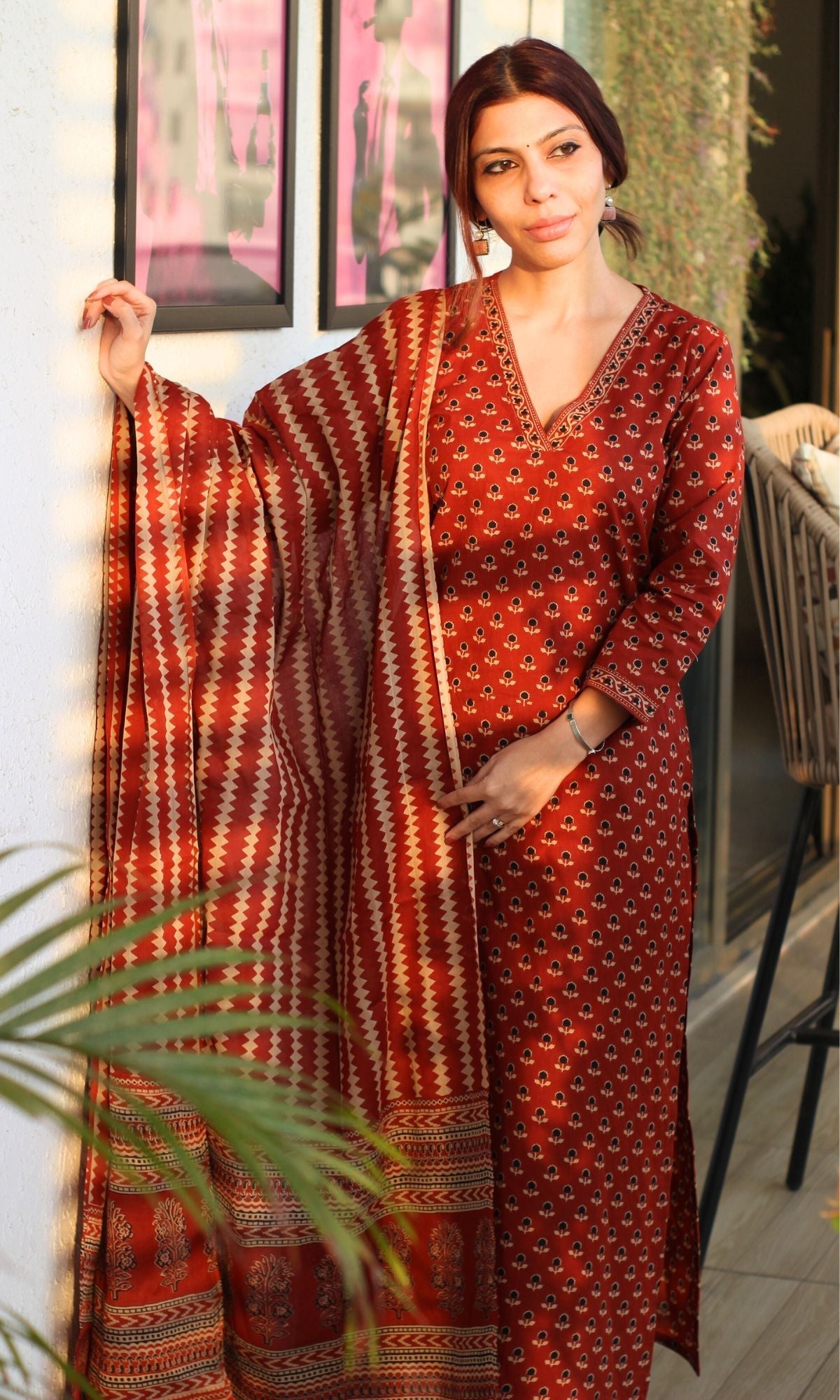 Soft cotton suit set daily wear