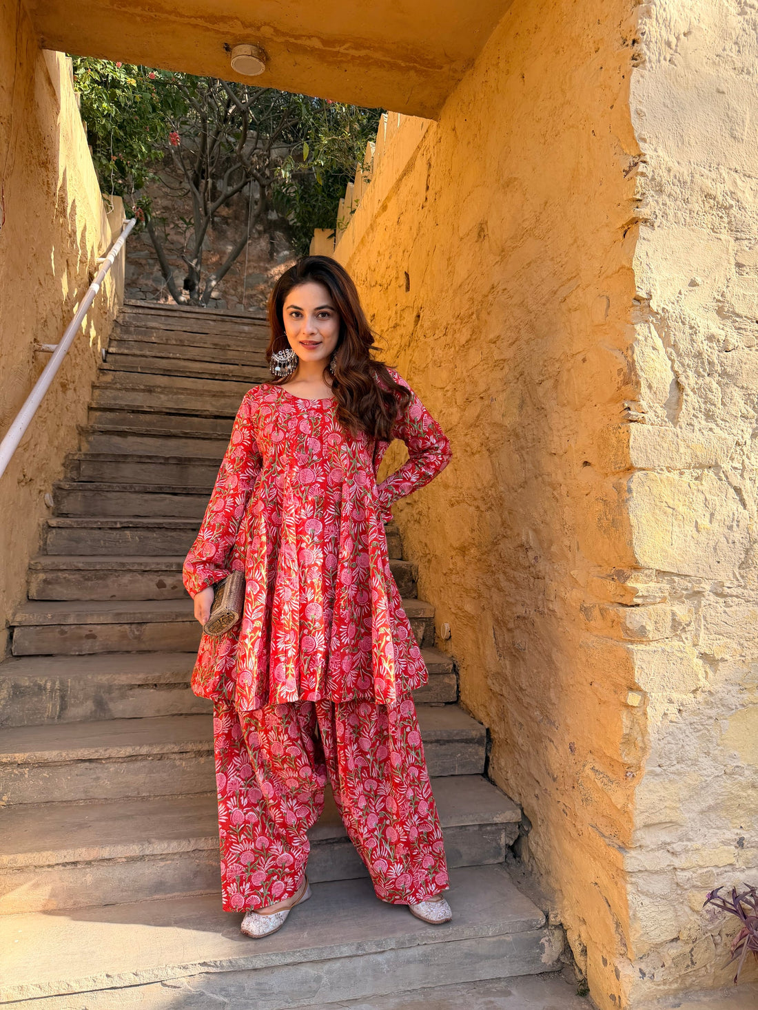 Zareen Gulistan Cotton Farshi Suit Set
