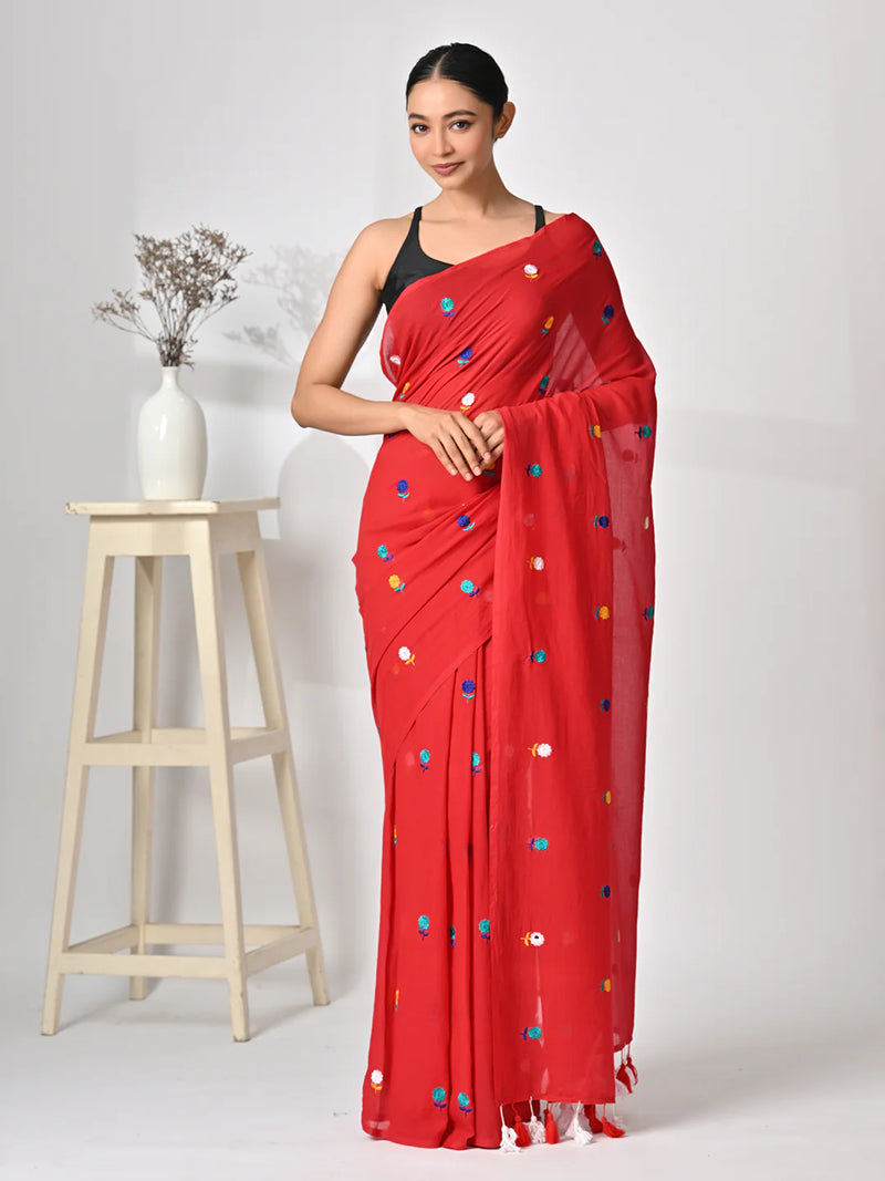 Wedding party cotton saree