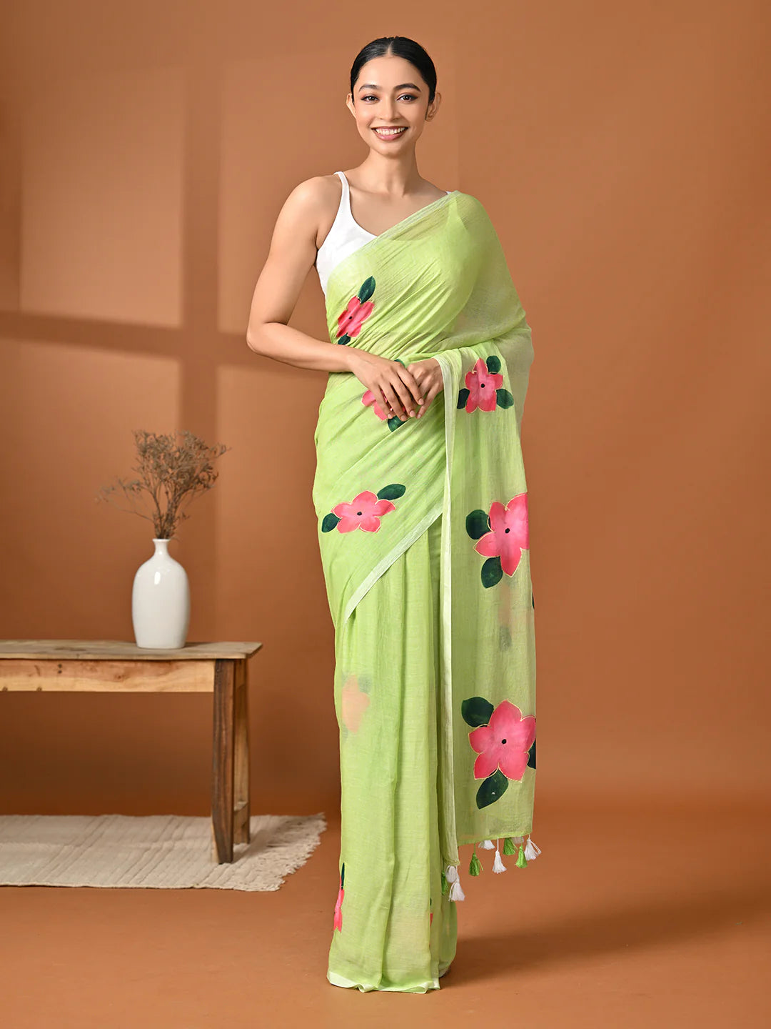 Artist designed cotton saree