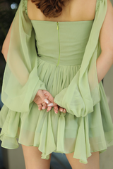 soft draped dress