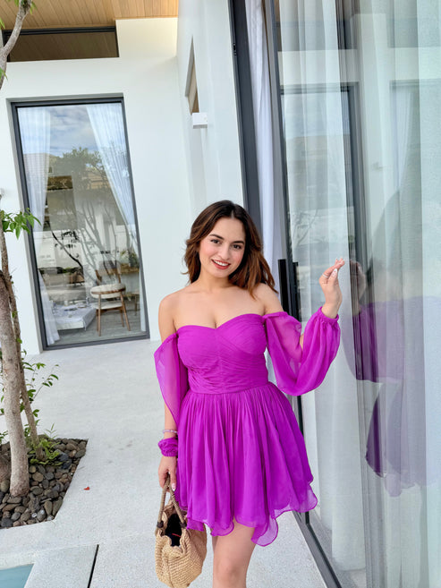 chiffon dress for occasions