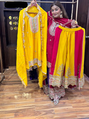 festive sharara dress