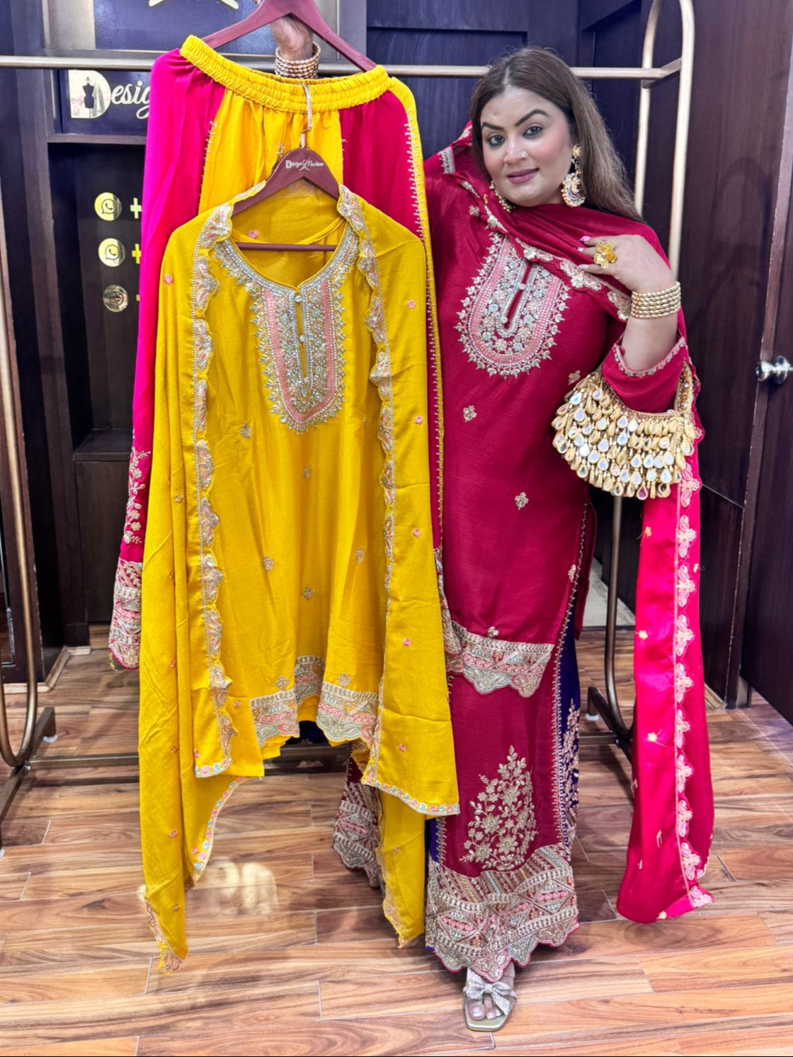 sharara suit with dupatta