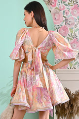 mini dress with cut out waist