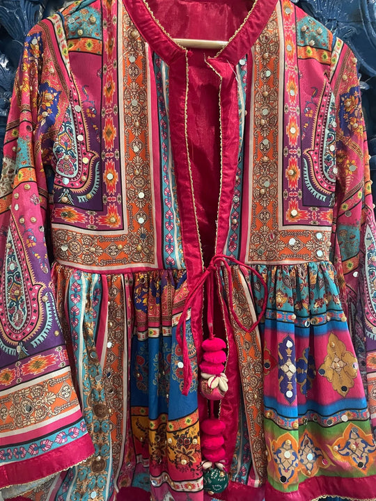 Shringar Sheesha Peplum boho Top