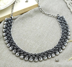 Silver Choker Necklace