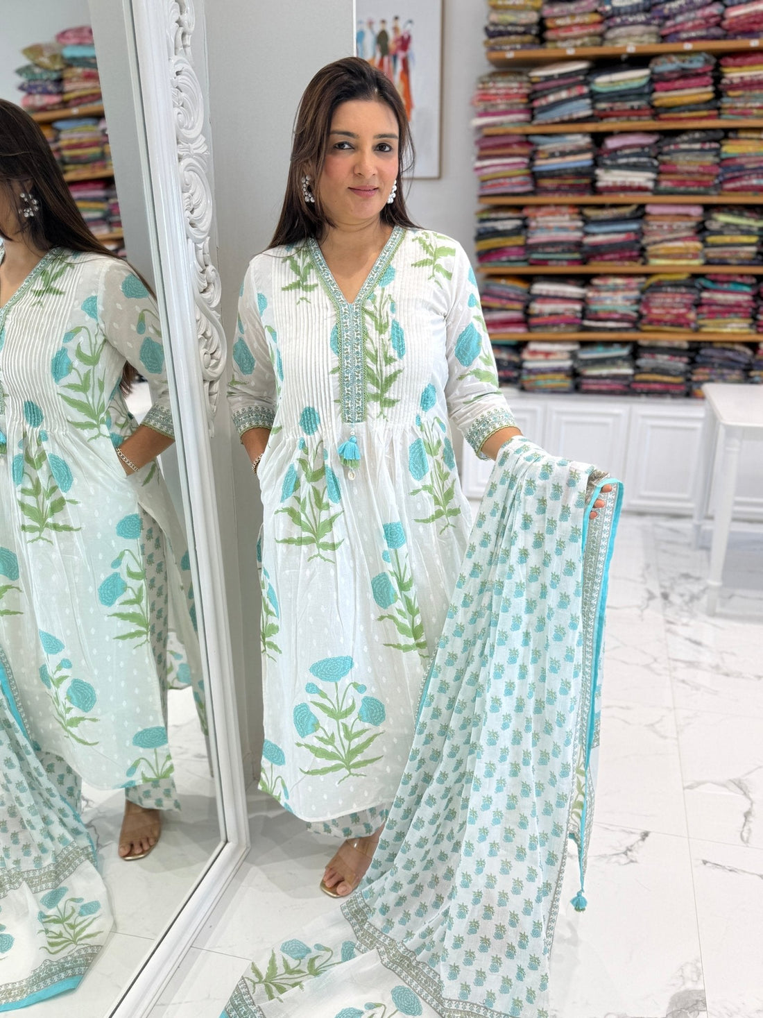 Traditional cotton attire for women